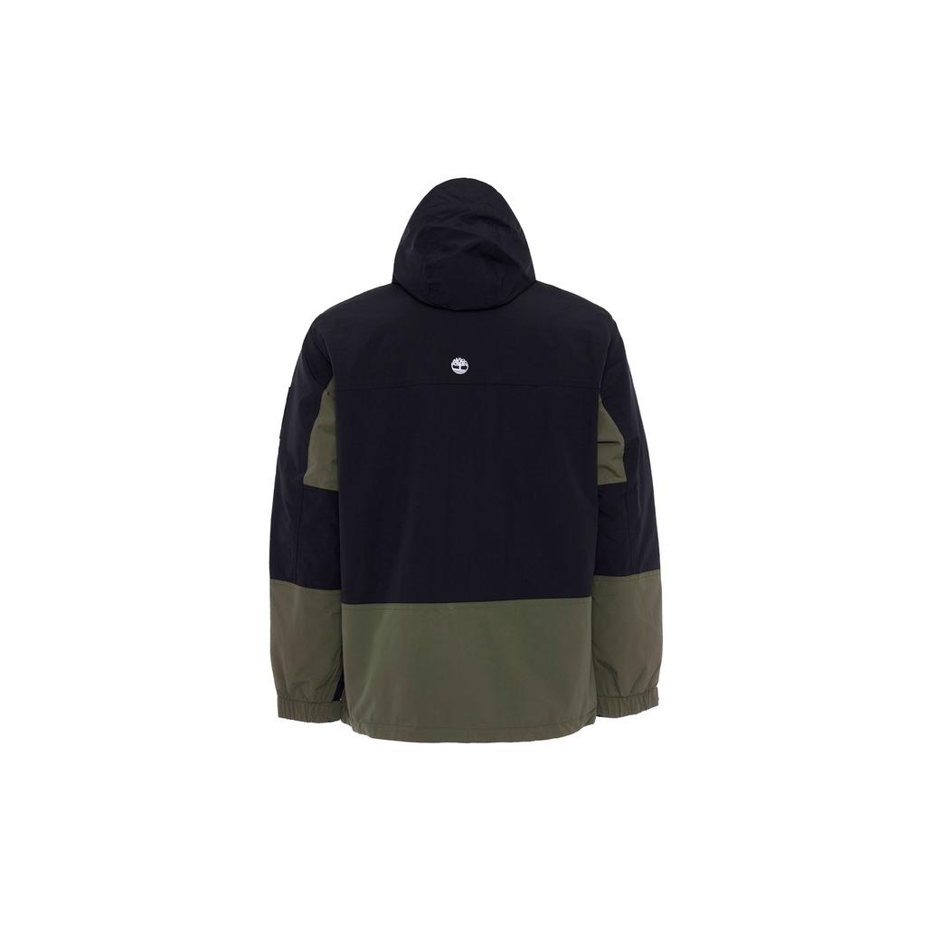 Timberland Ветрозащитная теплая куртка с капюшоном Мужские куртки Черный Зеленый A2ADZ-AQ2