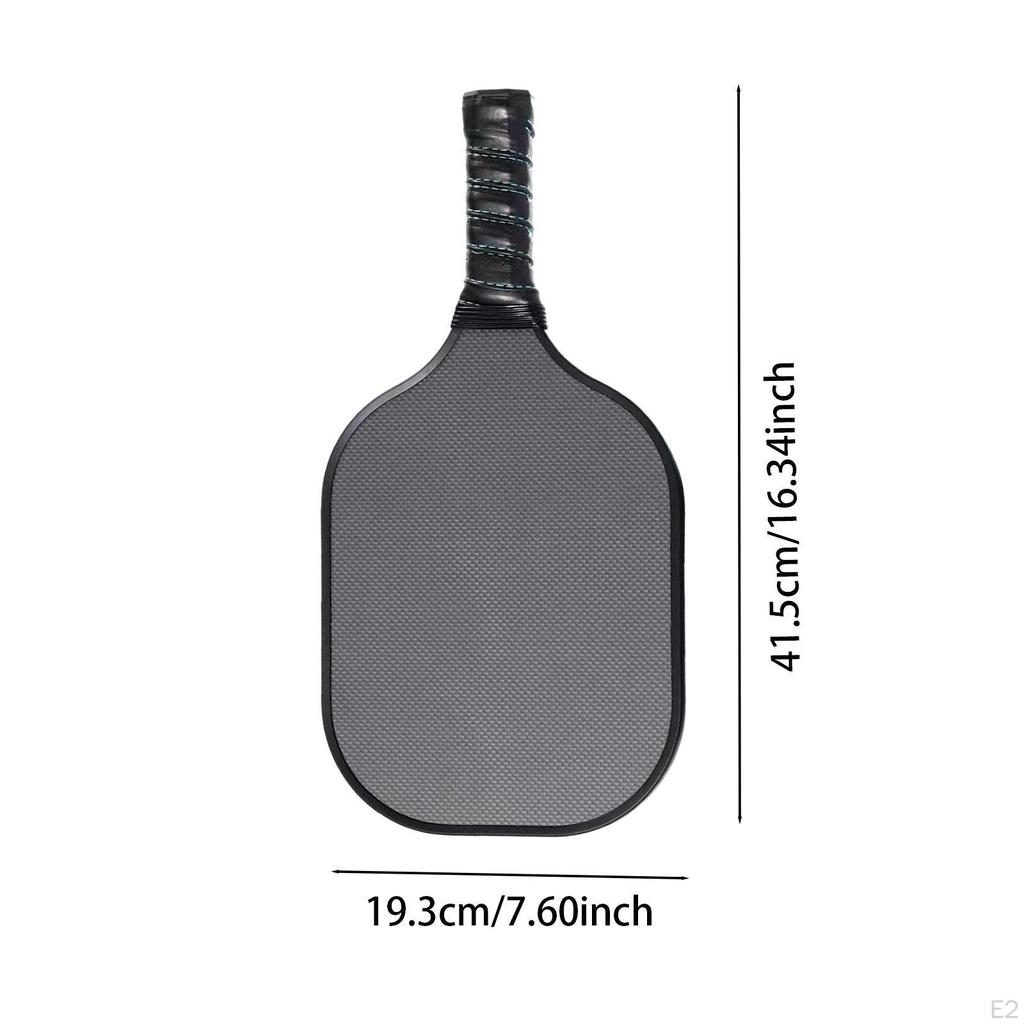 Pickleball Ball Paddle Racket Comfortable Nonslip Gripping Racquet Carbon