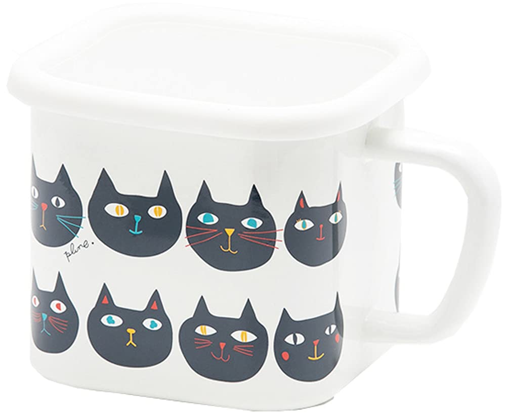 Toyoho Plune "Prune" Multi-Square Pot, 1450ml, Mimikokomomo, Enamel, YJ-818