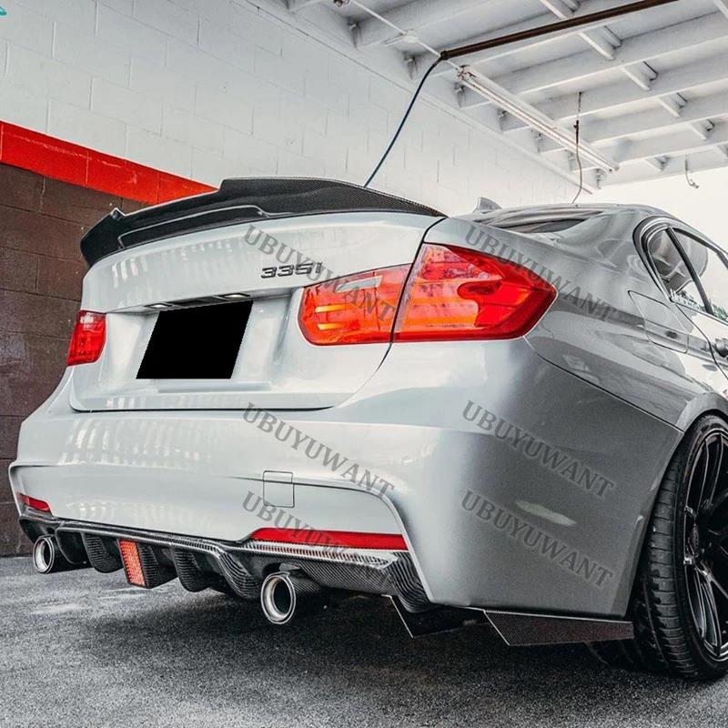 For BMW F30 3 Series 4Dr 2012-2018 F80 M3 Sedan 2014-2019 PSM Style ABS Rear Trunk Boot Lid Car Spoiler Ducktail Lip WingGood product