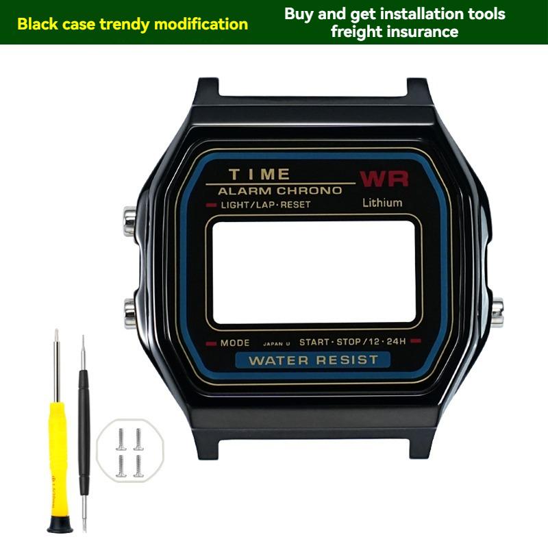 Для Casio Серия Маленький Квадрат A158/A159 168 F91 модифицированные аксессуары из нержавеющей стали для корпуса и замена на высококачественный корпус