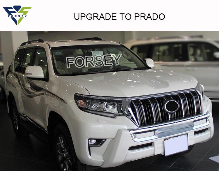 Защита переднего бампера Prado FJ150 2018-2020