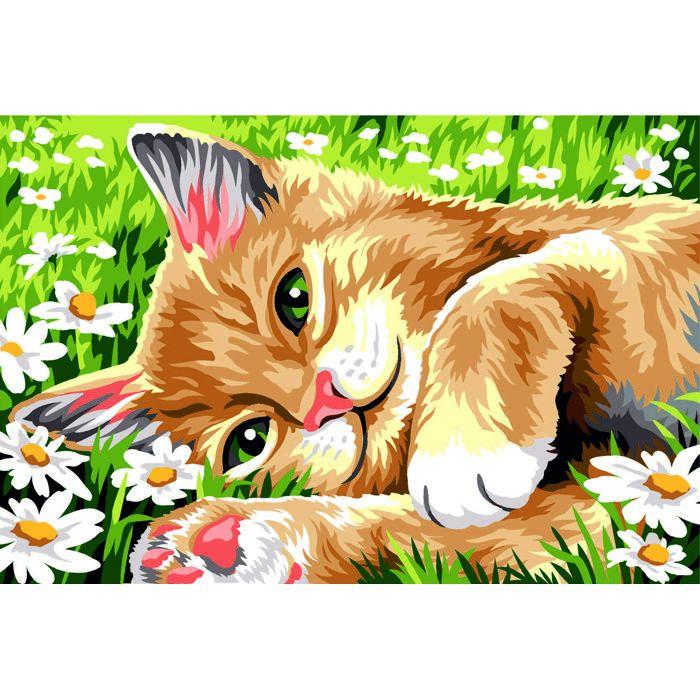 Canvas SEG Lying In the Grass 60 X 40 Cm