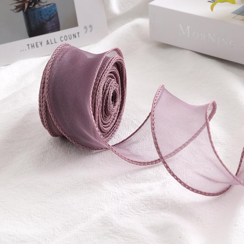 6 см простая лента «рыбий хвост» для букетов, тортов и поделок своими руками