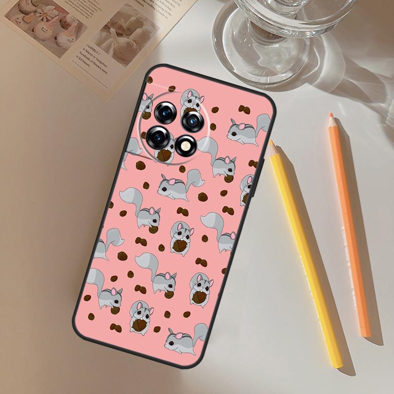 Squirrel Pattern Funda For OnePlus 13 13R 12 R 11 9 10 Pro 8T 9RT 10T OnePlus Nord 4 CE 2 3 Lite N20 N30 Case