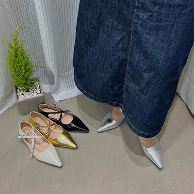 Модные бежевые серебристые коричневые черные женские туфли с острым носком, однотонные, на плоской подошве, без застежек, туфли для балета, размеры 35-39