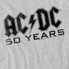 AC/DC Mens 50 Years Logo T-Shirt