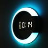 3D LED Digital Table Clock Alarm Mirror Hollow Wall Clock Modern Design Nightlight For Home Living Room Decorations
