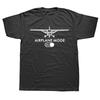 New Funny In Thrust We Trust Airplane Jet Engine RC Pilot Flying Graphic Tops Men Tshirt Summer Hip Hop Short Sleeve T Shirts