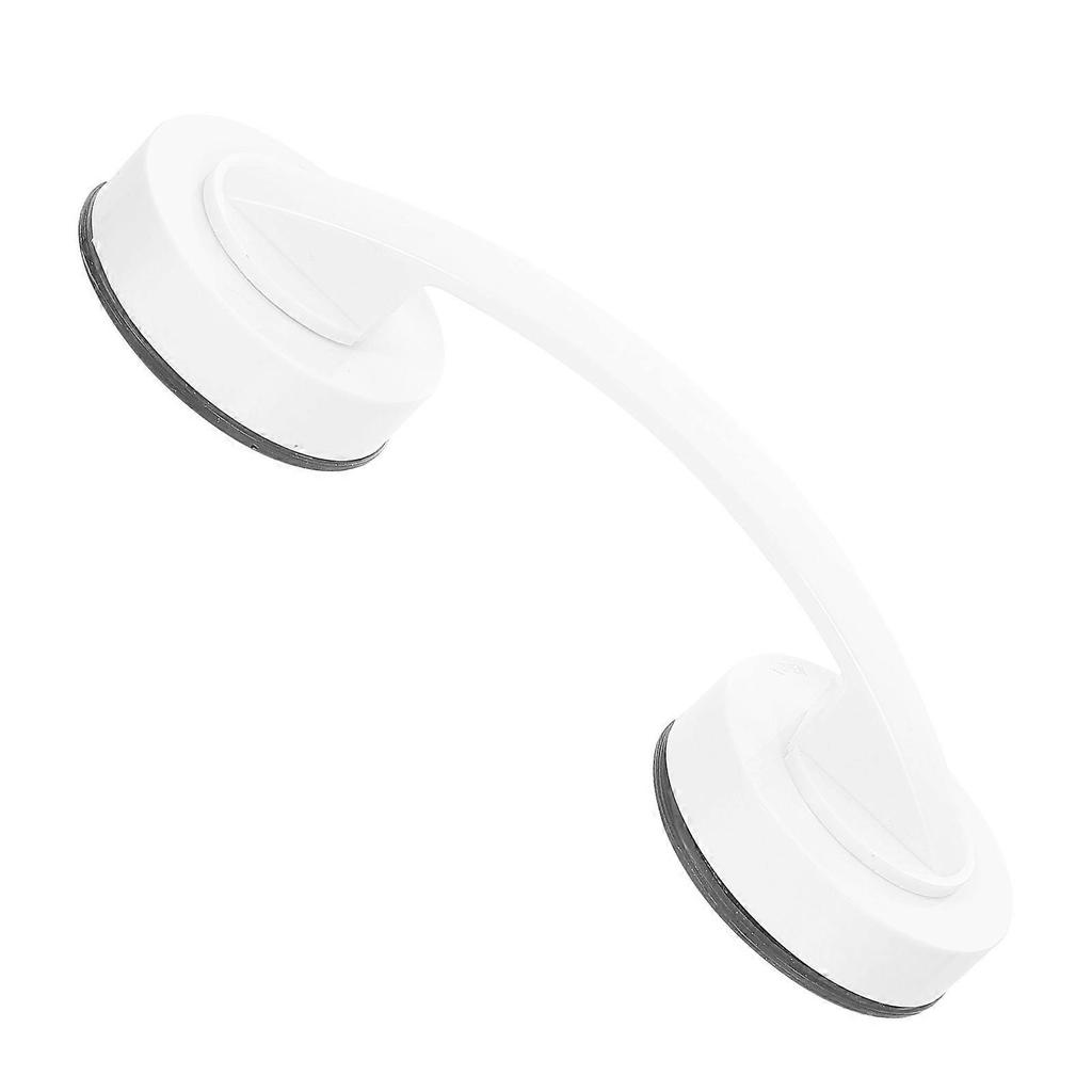 Bath Accessories Portable Bathroom Suction Handle Restroom Plastic Door Handrail Bracket For Bathroom 19.5x6.5x4.5cm Strong Suction Cup 1Set