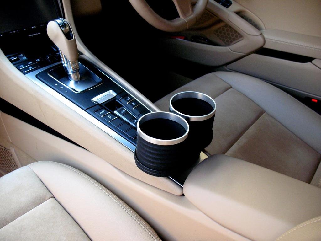 ALCABO Interior Multi-Pocket Series "Black Cup Holder (AL-P202B)" AL-P202B
