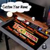 Custom Name Mouse Pad Union Football Emblem Mouse Pad, Gaming Mouse Pad, Keyboard Pad, Desk Decor for Computer Notebook Fan Birthday Gift