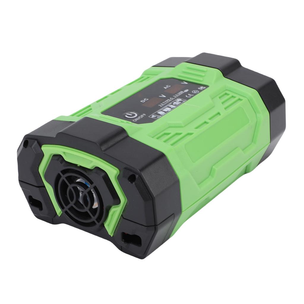 300W Car Inverter 12V DC To 110V AC Power Inverter with 2 USB 2 Type C Ports 2 Sockets for Computer Phone