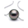 Collier - PEARLS &amp; COLORS - Pearls &amp; Colors - Perle de culture de Tahiti 7-8 mm - Argent 925 - Longueur 42 cm