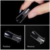 Crystal Reusable Gel Nail Extension Tips, 100 Pieces