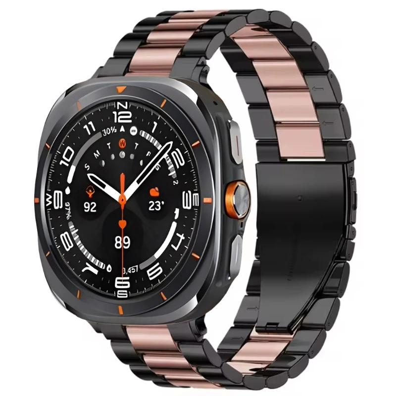 Металлический ремешок для умных часов Samsung Galaxy Watch Ultra 47 мм Браслет из нержавеющей стали для Galaxy Watch Ultra 47 мм Ремешок для часов