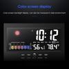 8082T цифровые часы прогноз погоды вечный календарь светодиодный цветной экран дисплей влажности температура часы пробуждения для дома