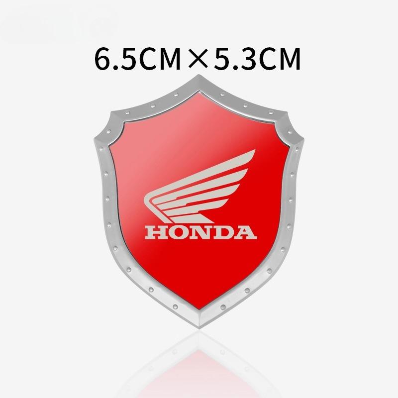 Honda Sticker Motorcycle Decoration Accessories Flying Wing Shield Metal Tag Pcx125pcx160nss350cbr600 Universal Stickers Cb650r