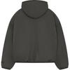 Fear of God Essentials Утепленная толстовка с молнией до середины Черная Мужская Одежда 202SP244330F