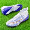 Cross-border football shoes high-top 2024 autumn long and short nail sneakers foreign trade large size 46 boys adult sports shoes