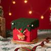 Xmas Christmas Gift Box Lint Christmas Eve Gift Box Mall Children's Candy Box  Party Supplies