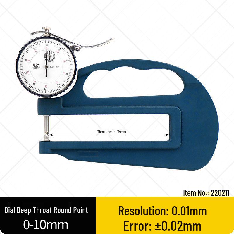 Высокоточный цифровой толщиномер-штангенциркуль с микрометрическим дисплеем