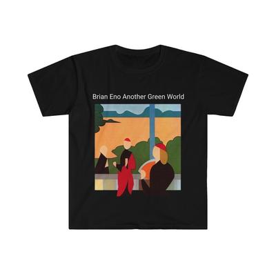Унисекс футболка из мягкого хлопка, Другой Зеленый Мир. Брайан Ино