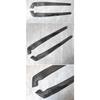 For BMW G30 G31 F90 M-Sport 2017-2023 Rear Bumper Side Splitters Black Carbon Flaps Corner Guard Protector Lip Car Accessories