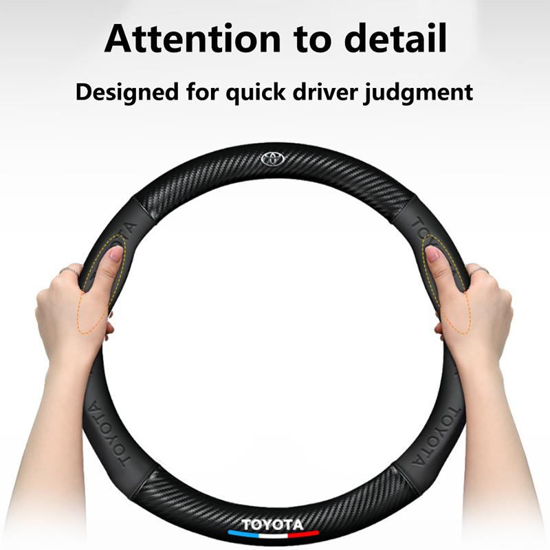 VJN4 Suitable for Toyota Steering Wheel Cover Corolla Camry Levin Vios Highlander RAV4 Asian Dragon Handle Cover
