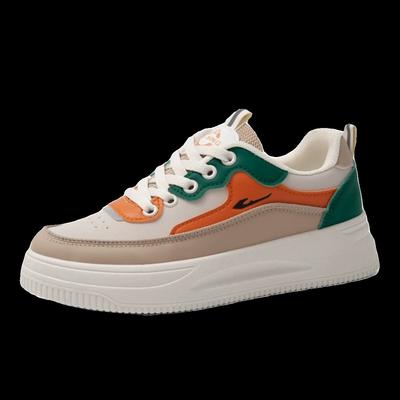 2025 обувь женская летняя новая маленькие белые туфли женская обувь популярные кеды дышащая толстая подошва сетка студенческая спортивная сетчатая обувь