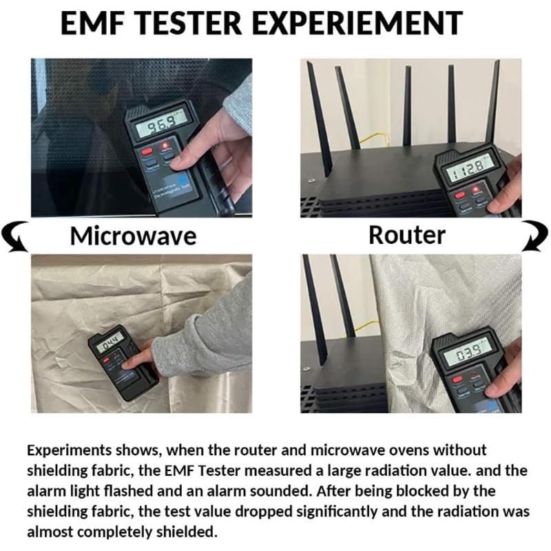1-2 м ткань защиты от электромагнитного излучения, блокирующая радиочастотные идентификаторы, сигнал Wi-Fi, электромагнитные помехи, низкочастотные радиочастотные помехи, высокоэкранирующая проводящая ткань для подкладки