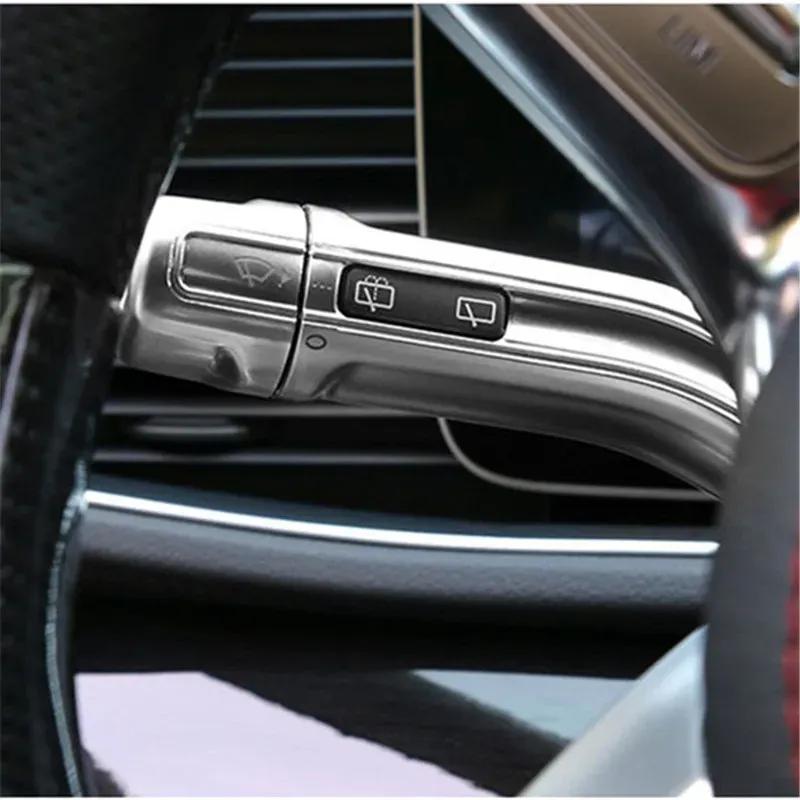 For Mercedes Benz A B Cla Glb Gla Class W177 V177 W247 C118 W118 X247 H247 Car Sticker Shift Lever Wiper Rod Cover Trim Frame