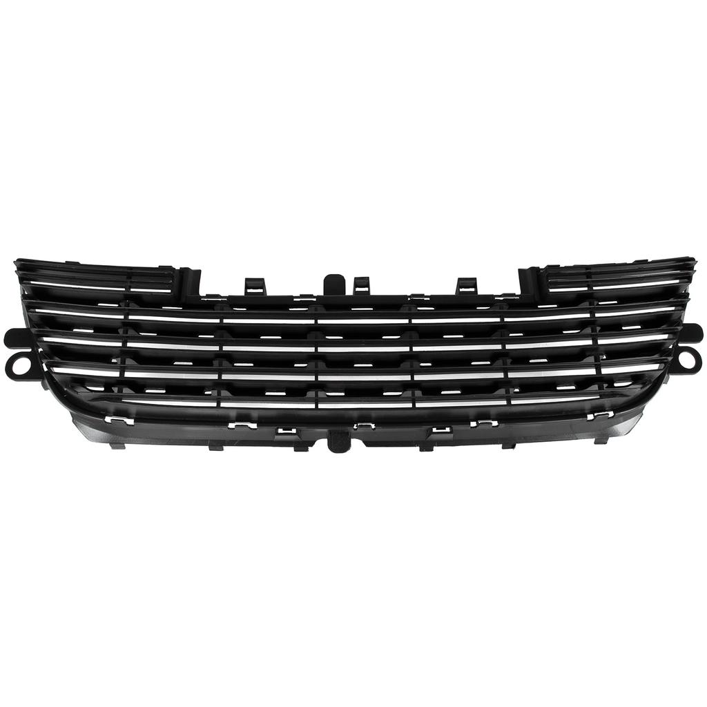Peugeot 2008 2013- front bumper grille, middle, BLACK