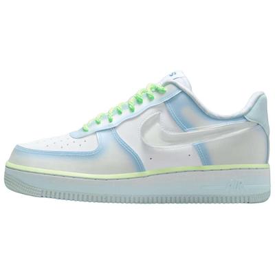 Serena Williams Design Crew x Air Force 1 07 Psychic Blue Женские кроссовки Белый Прозрачный Ледниково-голубой HJ4399-400