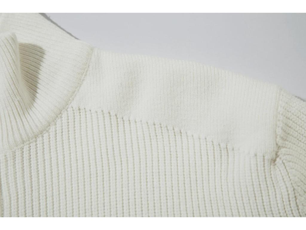 Унисекс-свитер с воротником-стойкой на молнии Stone для осени и зимы