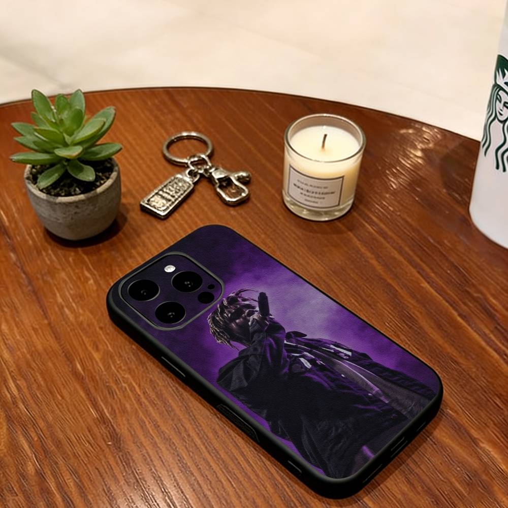 Чехол для телефона Juice Wrld 999 для iPhone 17,16,15,14,13,12,11 Plus,Pro Max,XS, Мягкий силиконовый черный чехол