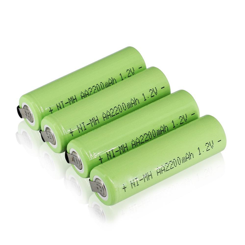 Перезаряжаемая батарея типа АА 1,2 В, NiMH, 2200 мАч, для электробритвы Philips, электрической зубной щетки, многофункциональной батареи