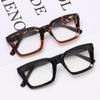 1Pc Oversized Square Frame Reading Glasses Men Women Fashion Ultra Light High-Definition Presbyopia Eyeglasses Diopter 0~+3.0