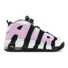 Nike Кроссовки Air More Uptempo Mid top Винтажные Баскетбольные Кроссовки GS Черно-Розовые DQ6200-001(Team40-GSS-BOX)