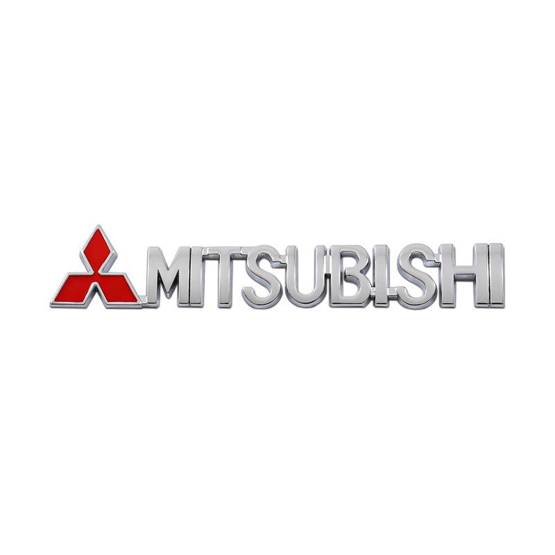 Metal car stickers for Mitsubishi models: ASX, Lancer, Lingyue, V3, and EVO.