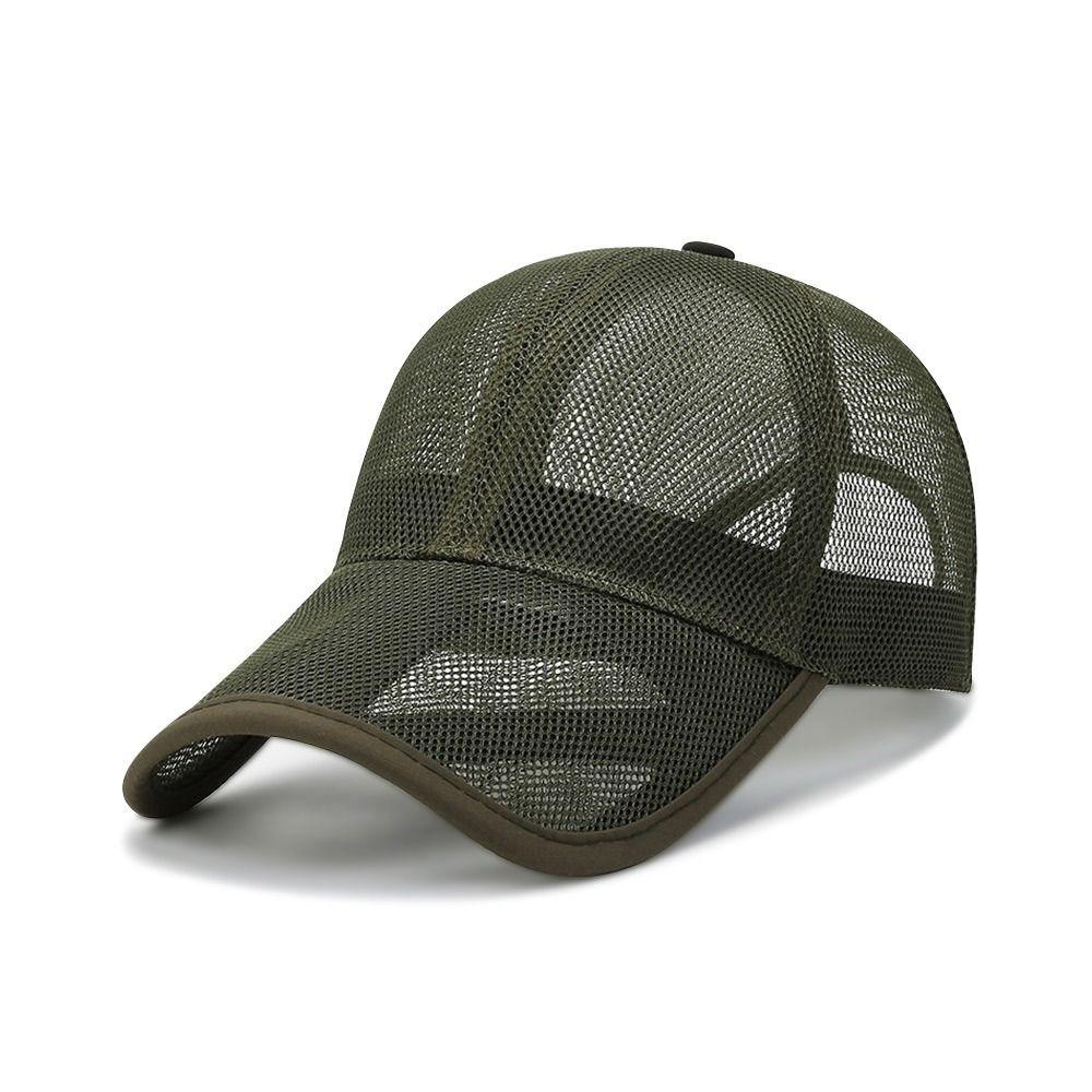 Breathable Men Women Fashion Summer Sunscreen Hats Sun Protection Caps Baseball Cap Full Mesh Hats