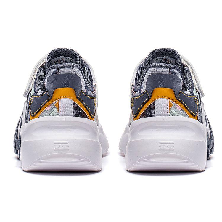 Li Ning Kids Sports Lifestyle Series Rebound Удобная Универсальная Прочная Амортизирующая Повседневная Обувь Детская Повседневная Обувь Синий Белый YKNT084-5