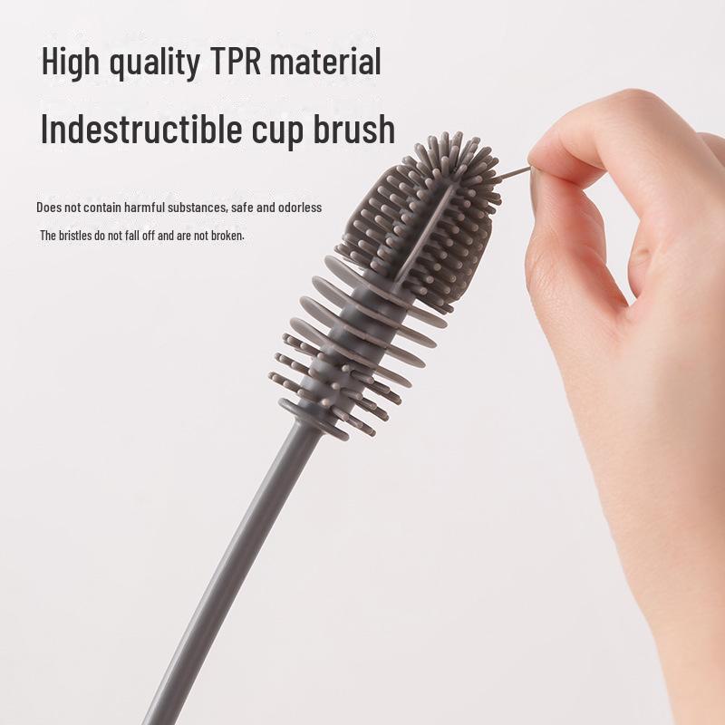 Набор из 2 щеток для чистки бутылок – Палочка для чистки из нержавеющей стали для детских бутылочек для кормления