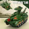 Electric Universal Tank Deformation Fighter Music Light Tank Toy Car