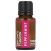 100% Pure Essential Oil, Peppermint, 15ml