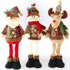Christmas Decoration Dolls Home  Elk Snowman Window Decoration Christmas Supplies