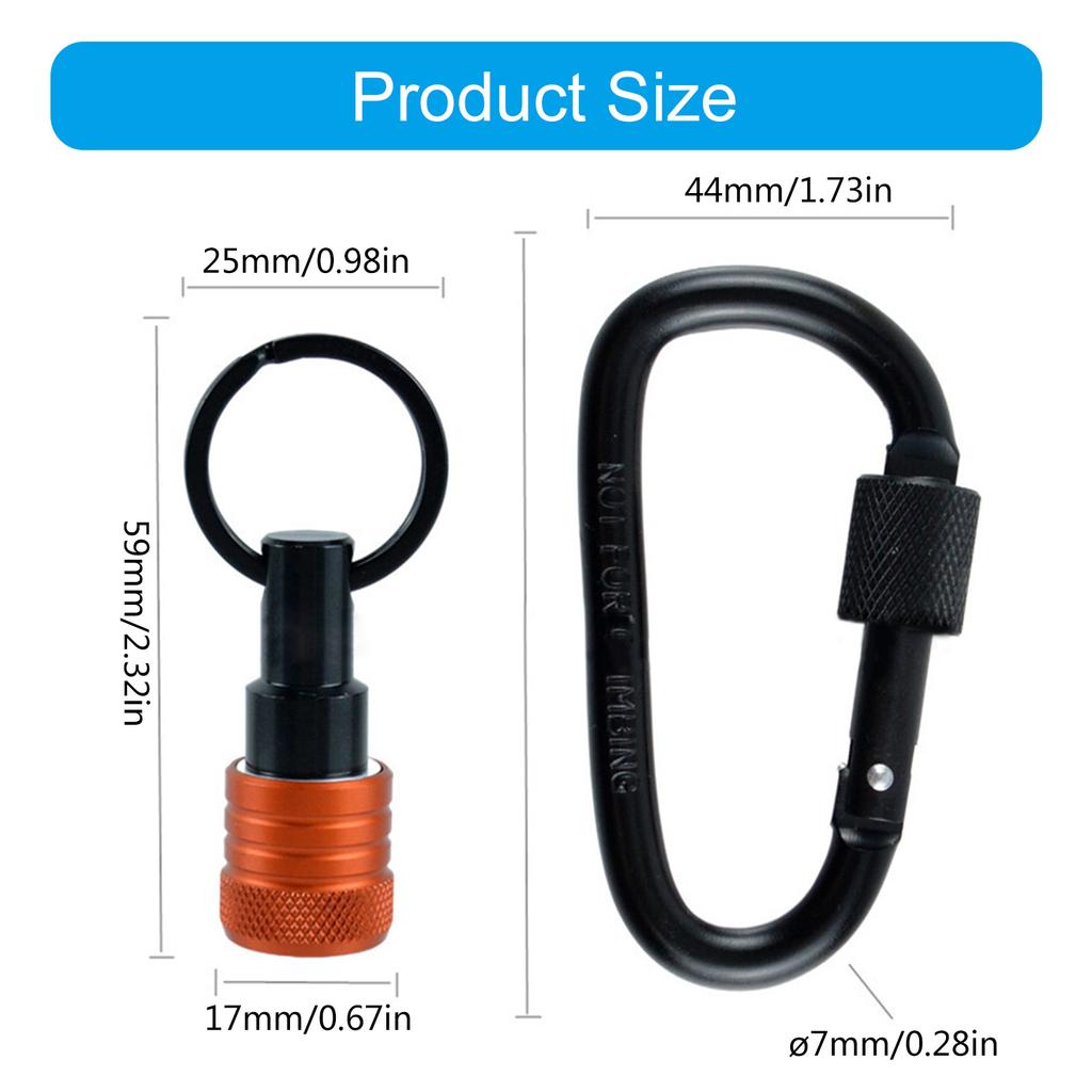 6pcs 1/4inch Hexagonal Shank Socket Bit Holder Set Screwdriver Bit Holder Set Versatile for Easy Storage & Transport