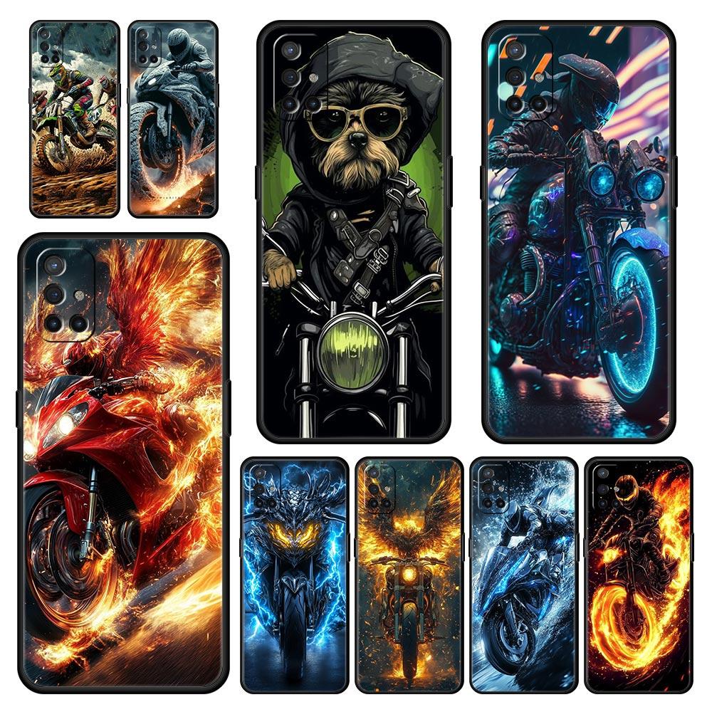 Чехол для телефона на мотоцикл Для Oneplus 13R 13 12R 11 10T 10R Nord N100 N200 N10 10 9 9R 9RT CE 3 2 Z Pro 5G Мягкий ТПУ чехол Fundas Сумка
