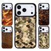 Tortoise Shell Pattern Marble Phone Case For iPhone 17 Air 16 15 14 13 12 11 Pro Max Plus