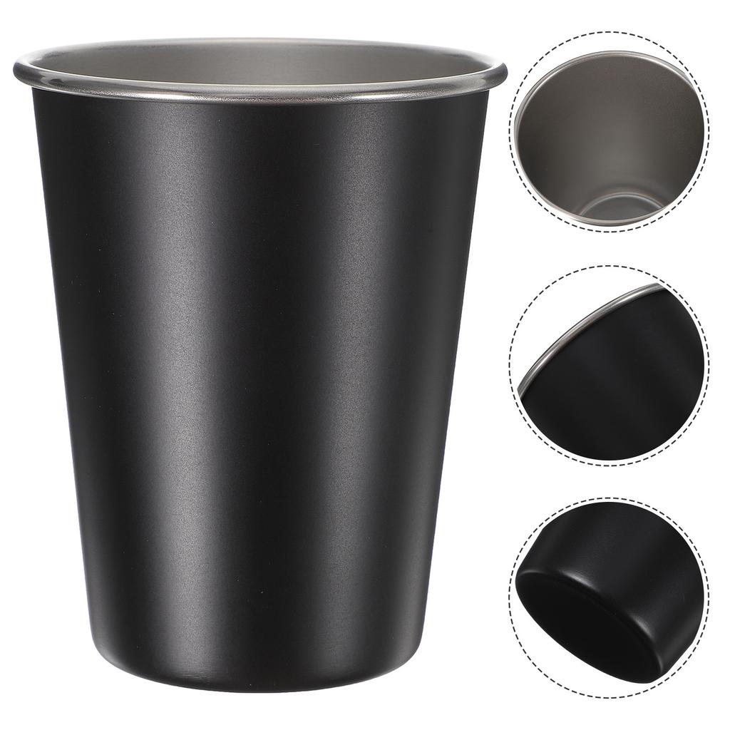 350Ml Stainless Steel Cold Drink Cup High Quality Leakproof Portable Mug Ideal for Coffee Tea Juice Home Office Outdoor